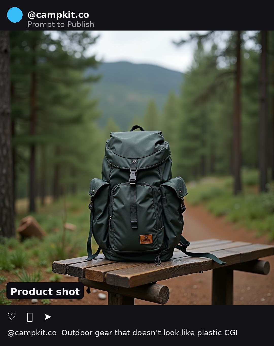 Feed post with caption